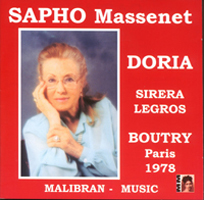 Sapho-Massenet 2 CD