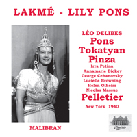 Lakme - Leo Delibes-Lily Pons 2 CD