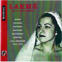 Lakme Leo Delibes Mado Robin 2CD 