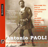 Antonio Paoli  Pagliacci 2CD